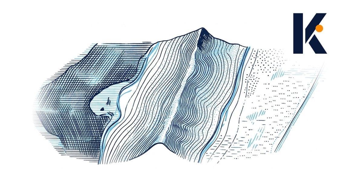 Carte topographique de trois zones : marécage, crête contour, plaine - gravure de cartographe.