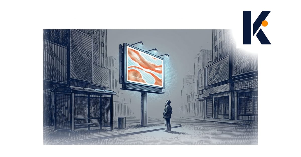 Une enseigne lumineuse dans la nuit économique, seule marque visible pendant que ses concurrents ont éteint leurs messages.