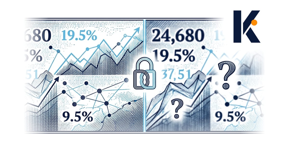 Verre mi-transparent : données nettes à gauche, brouillées et masquées à droite - le privacy threshold SKAN illustré